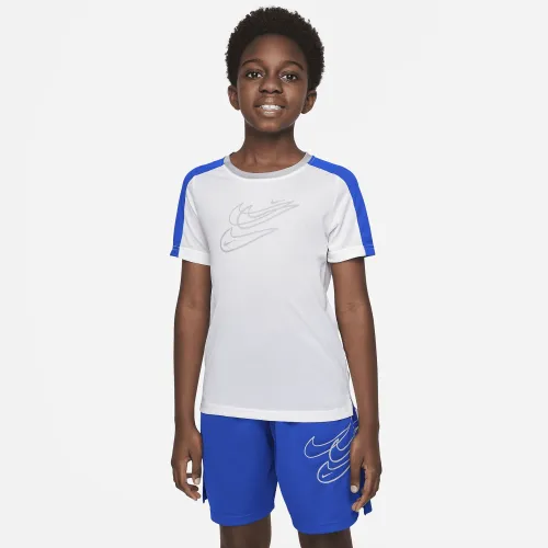 Nike Dri-FIT Big дитячі (для хлопчиків) тренувальні Top колір білий
