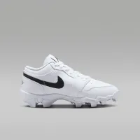 Nike Jordan 1 Low Little/Big детские Cleats цвет белый