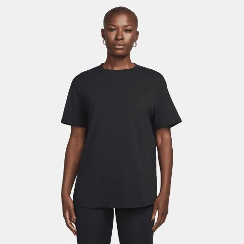 Nike One Relaxed женская Dri-FIT Short-Sleeve Top цвет черный