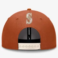 Seattle Mariners Rise Dunk чоловічі Nike Dri-FIT MLB Adjustable Hat колір коричневий