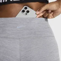 Nike One женская С высокой Талией Crop лосины цвет серый