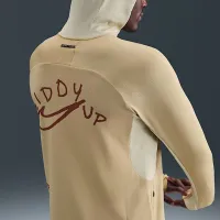 Nike чоловічі Dri-FIT UV Hooded Running Top колір коричневий