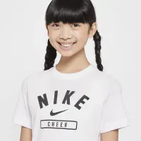 Nike Big дитячі (Girls') Cheer футболка колір білий