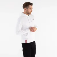 Кофта/футболка Alpha Industries Basic Hoody Small Logo 19631809 - Белая