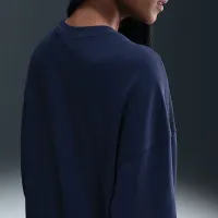 Nike Sportswear Essential женская оверсайз Long-Sleeve футболка синий