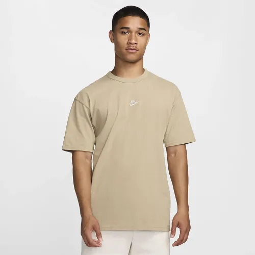 Nike Sportswear Premium Essentials мужские футболка цвет коричневый
