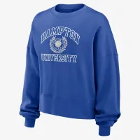 Hampton женская Nike College Crew-Neck свитшот синий