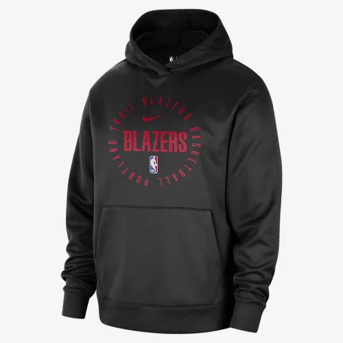 Portland Trail Blazers Spotlight чоловічі Nike Dri-FIT NBA Pullover Толстовка з капюшоном колір чорний