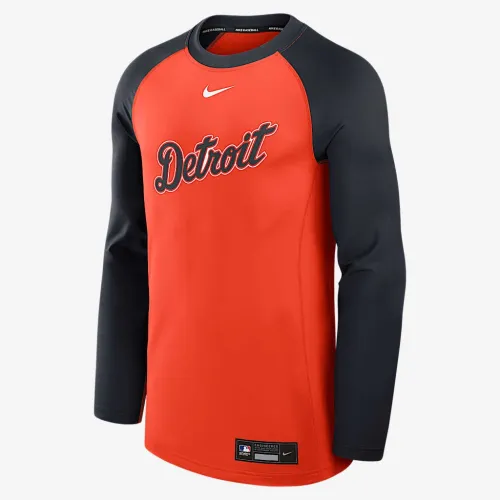 Detroit Tigers Authentic Collection Game Time чоловічі Nike Dri-FIT MLB Pullover Crew Orange