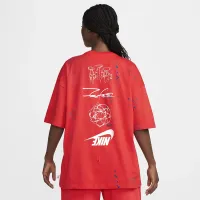 Nike Sportswear Breaking жіноча оверсайз Short-Sleeve футболка колір червоний