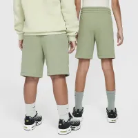 Nike Sportswear Club Fleece Big дитячі French Terry шорти колір зелений