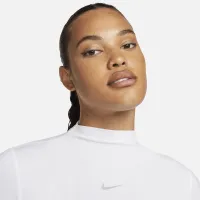 Nike Dri-FIT One Luxe женская Long-Sleeve Cropped Top цвет белый