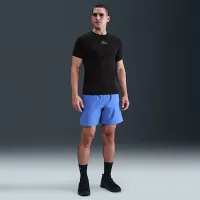 Nike Pro тренувальні чоловічі Dri-FIT Short-Sleeve Top колір чорний
