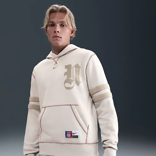 Nike Club чоловічі Fleece Pullover Толстовка з капюшоном колір сірий