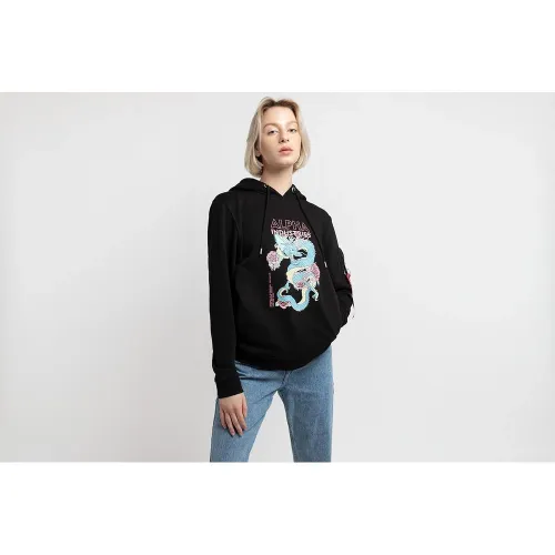 Кофта/футболка Alpha Industries Heritage Dragon Hoody 10604203 - Чорна