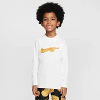 Nike Swim Hydroguard Little детские Long-Sleeve Top цвет белый