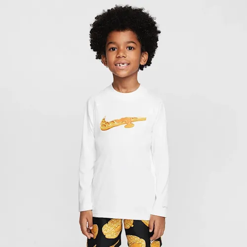 Nike Swim Hydroguard Little детские Long-Sleeve Top цвет белый