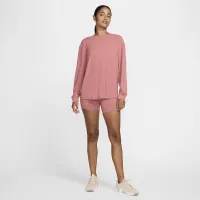 Nike One Relaxed жіноча Dri-FIT Long-Sleeve Top Pink