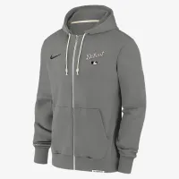 Detroit Tigers Authentic Collection Travel чоловічі Nike Dri-FIT MLB Full-Zip Толстовка з капюшоном колір сірий