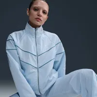 Nike Windrunner женская Loose UV Woven Full-Zip Куртка синий
