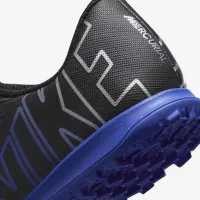 Nike Jr. Mercurial Vapor 15 Academy Little/Big детские Indoor/Court Low-Top Soccer Кроссовки цвет черный