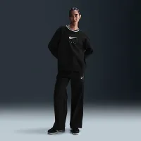 Nike Sportswear Phoenix Fleece женская оверсайз Graphic Crew-Neck свитшот цвет черный