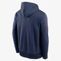 New York Yankees 2024 Postseason Authentic Collection Men’s Nike Therma MLB Pullover Толстовка з капюшоном блакитний