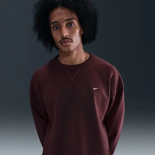 Nike Solo Swoosh чоловічі Fleece Crew колір червоний