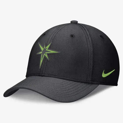 Tampa Bay Rays City Connect Swoosh Men's Nike Dri-FIT MLB Hat Black