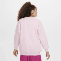 Nike Sportswear Club Fleece Big дитячі оверсайз світшот Pink