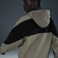 Nike Air мужские Fleece Pullover Толстовка с капюшоном цвет зеленый