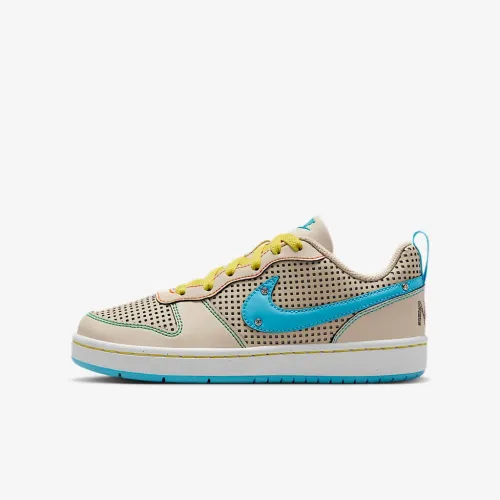 Nike Court Borough Low Recraft Big детские Кроссовки цвет коричневый