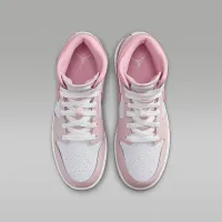 Nike Air Jordan 1 Mid Big детские Кроссовки Pink