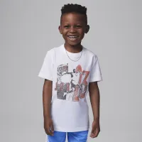Nike Jordan Retro Spec Little дитячі Graphic футболка колір білий