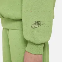 Nike Sportswear Icon Fleece Big детские оверсайз свитшот цвет зеленый