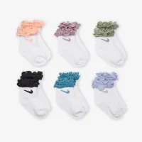 Nike Baby (12-24M)/Toddler Ruffled шкарпетки (6 пар) Orange
