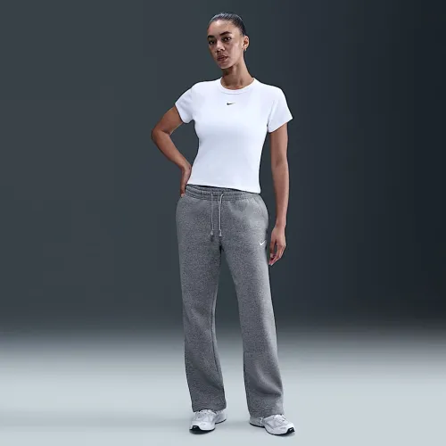 Nike Sportswear Phoenix Fleece женская Mid-Rise Open-Hem Pants цвет серый