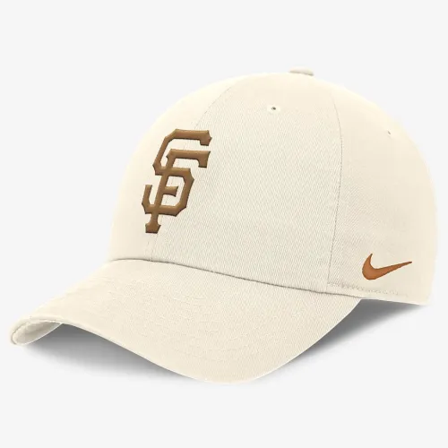 San Francisco Giants Dunk Club мужские Nike MLB Adjustable Hat цвет коричневый