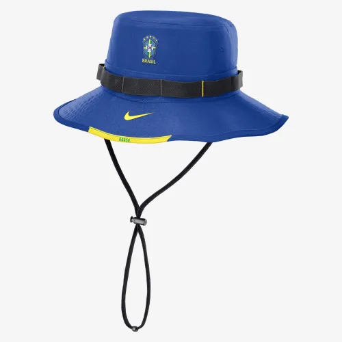 Brazil Apex Nike Dri-FIT Soccer Boonie Bucket Hat блакитний
