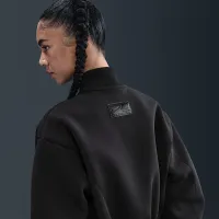 Nike Sportswear Modern Fleece женская Oversize Destroyer Куртка цвет черный
