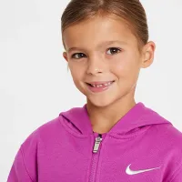 Nike Shine Little детские Full-Zip Толстовка с капюшоном and лосины набор цвет фиолетовый