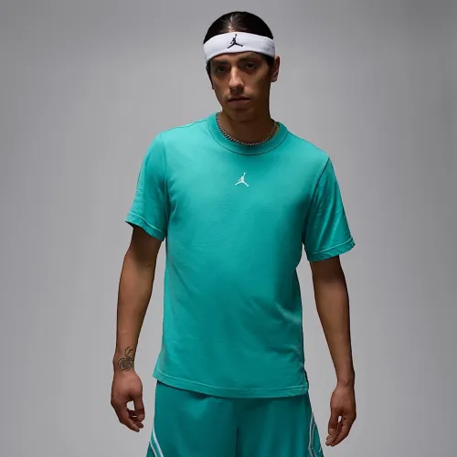 Nike Jordan Sport мужские Dri-FIT Short-Sleeve Top цвет зеленый