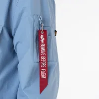 Куртка Alpha Industries Embroidery Logo 106100513 - Голубая