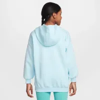 Nike Sportswear Club Fleece Big детские оверсайз Pullover Толстовка с капюшоном синий