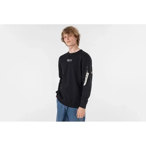 Кофта/футболка Alpha Industries Organics EMB Sweater 118316649 -  Черная