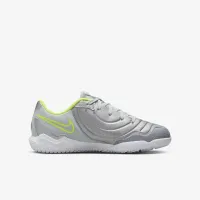 Nike Jr. Tiempo Legend 10 Academy Little/Big детские Indoor/Court Low-Top Soccer Кроссовки цвет серый