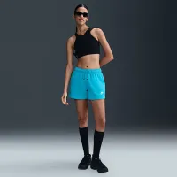 Nike Sportswear Club Fleece женская Mid-Rise шорты цвет зеленый