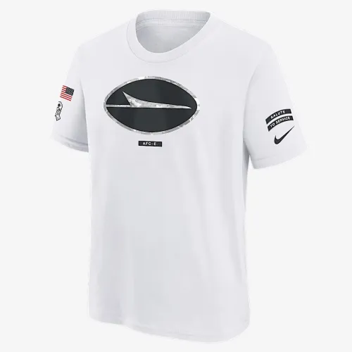 New York Jets Salute to Service Primary Edge Legend Big дитячі Nike Dri-FIT NFL футболка колір білий