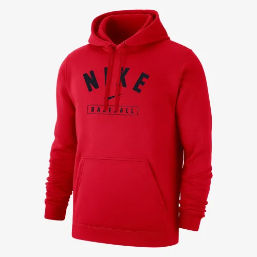 Nike Baseball чоловічі Pullover Толстовка з капюшоном колір червоний