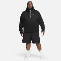Nike Solo Swoosh мужские Fleece Pullover Толстовка с капюшоном цвет черный